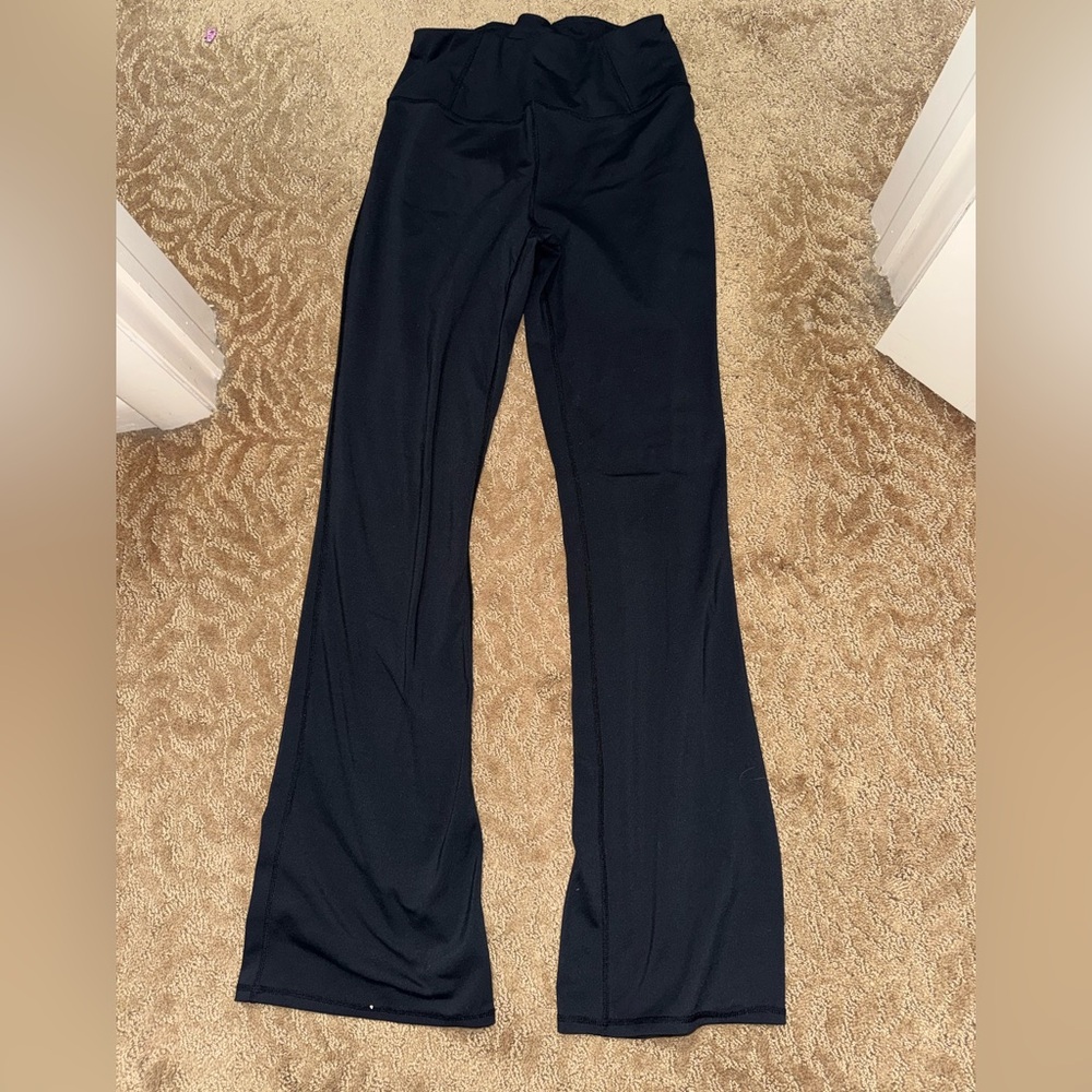 Black Women's Wide-Leg yoga pants
